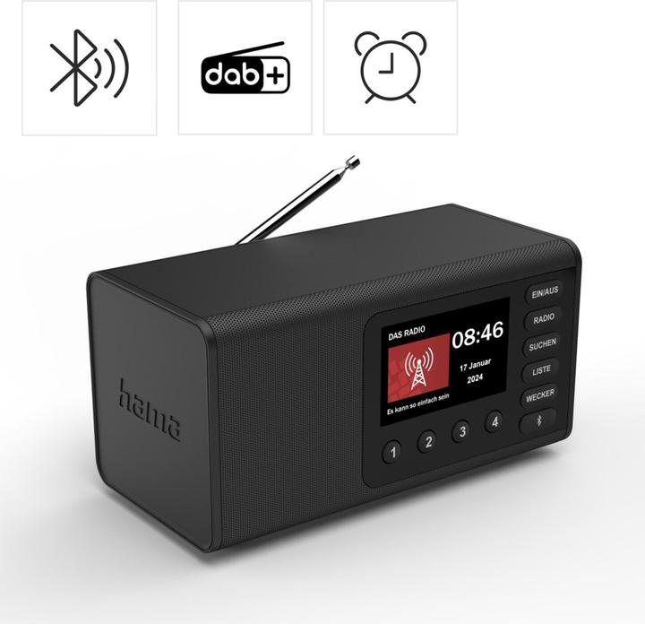 Produktbild Hama DR1001BT (FM, DAB+, DAB, Bluetooth)