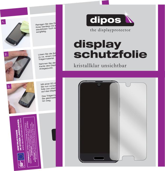 Actual product image Dipos Screen Protector Crystalclear (6 pcs., Sharp Aquos R Compact)