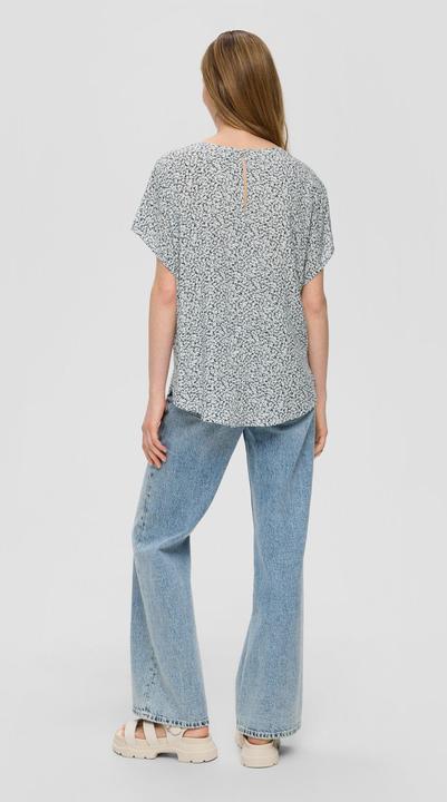 Produktbild S.Oliver Bluse Oversized Viskose-Bluse mit verlängertem Rückenteil (38)