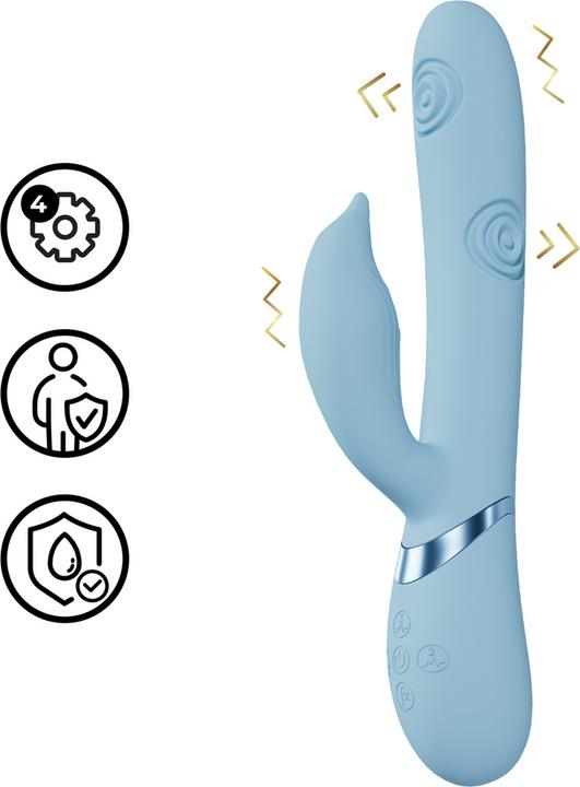 Produktbild Vive Pallina - G-Spot Vibrating and Tapping Beads Clitoral Stimulator - Blue