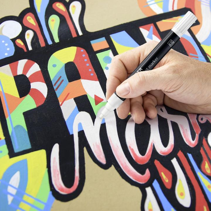 Produktbild Staedtler Lumocolor Acrylmarker paint marker, 6er Etui (6x)