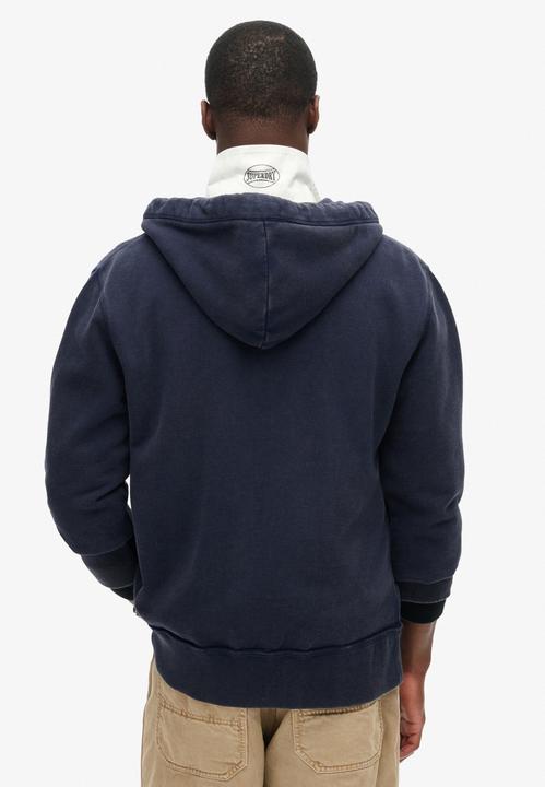 Immagine prodotto Superdry Giacca felpata Casual Vestibilità comoda Felpa con cappuccio atletica vintage con zip (L)