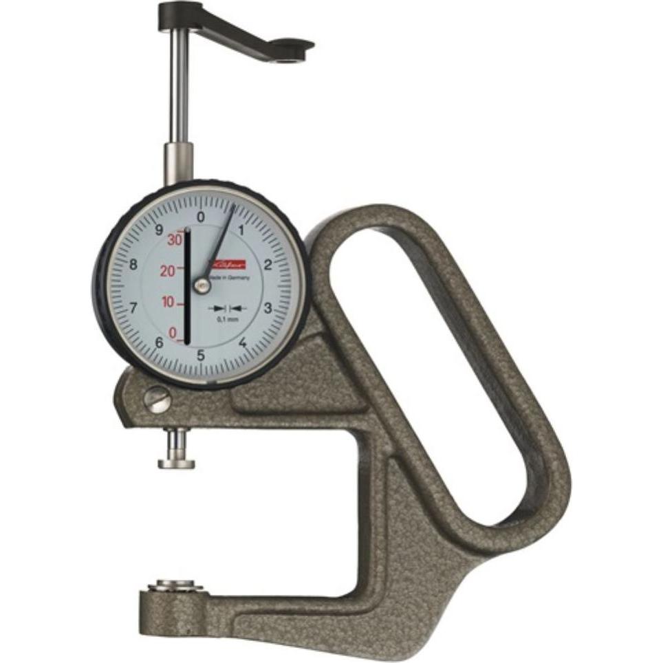 Käfer, Comparatore + micrometro, Spessimetro K 50/3 B 0-30 mm lettura 0,1 mm piatto 20=b mm
