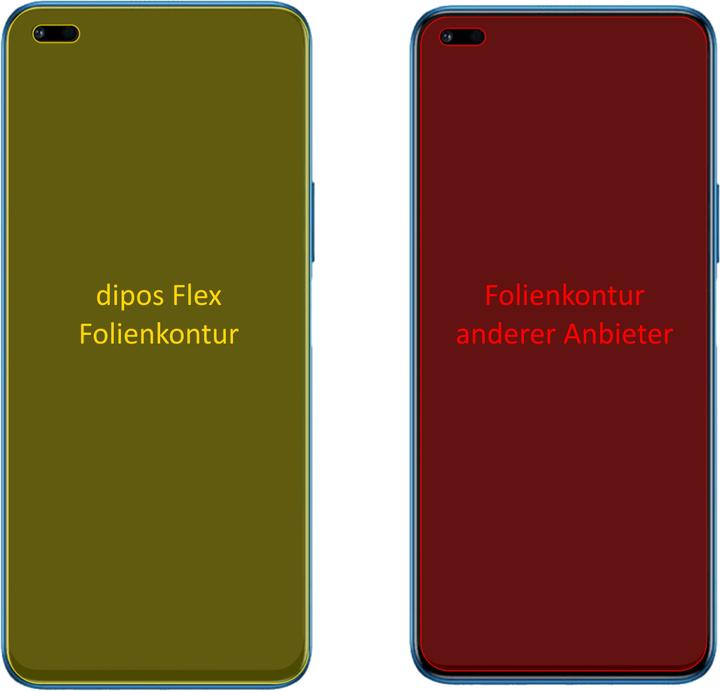 Produktbild Dipos Displayschutzfolie Full-Cover 3D (3 Stück, Honor 50 Lite)