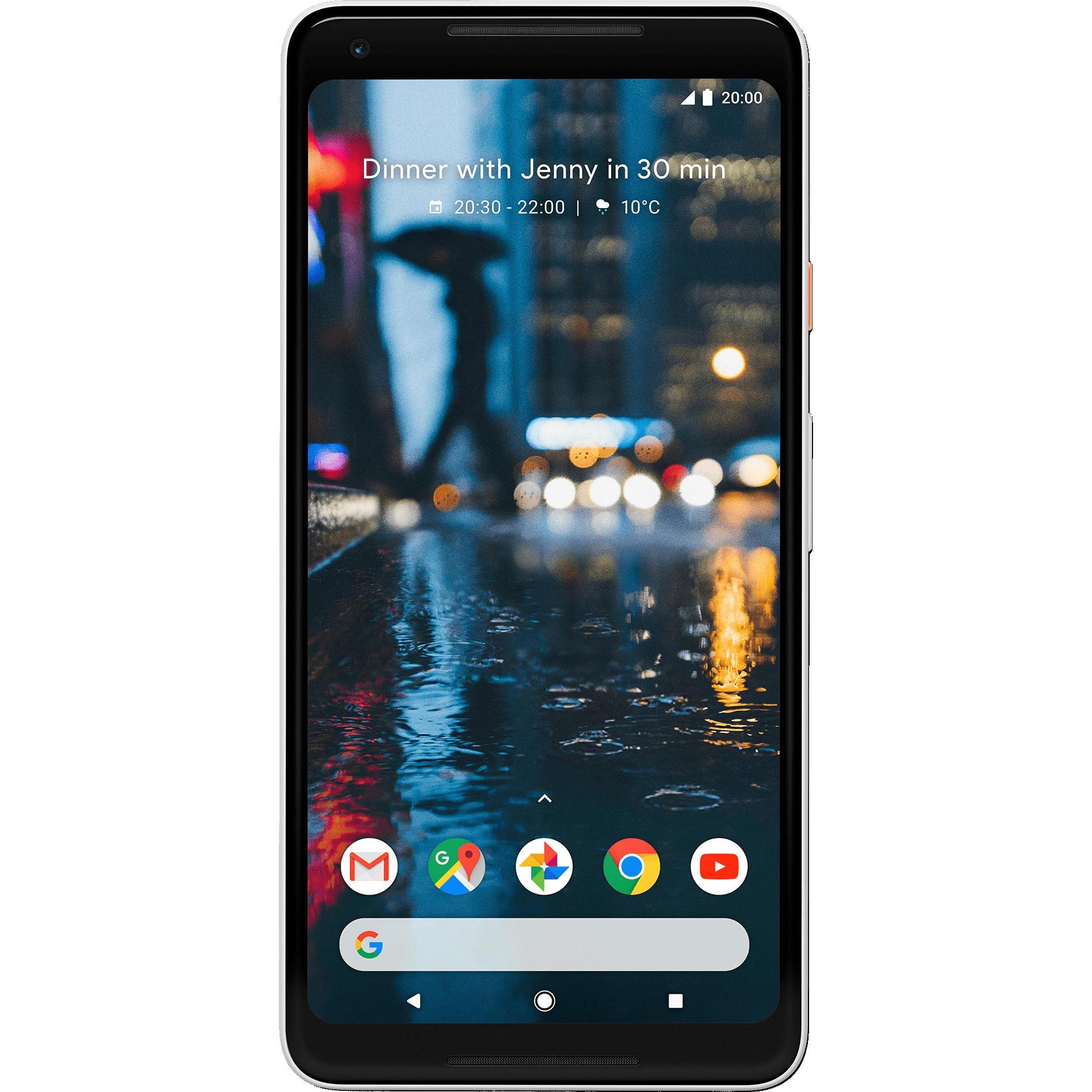 Google Pixel 2 XL (64 GB, Black & White, 6", Single SIM, 4G), Smartphone, Weiss, Schwarz