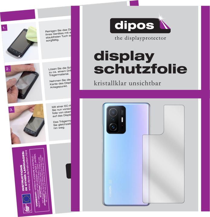 Dipos Displayschutzfolie Crystalclear (5 Stück, Xiaomi 11T)