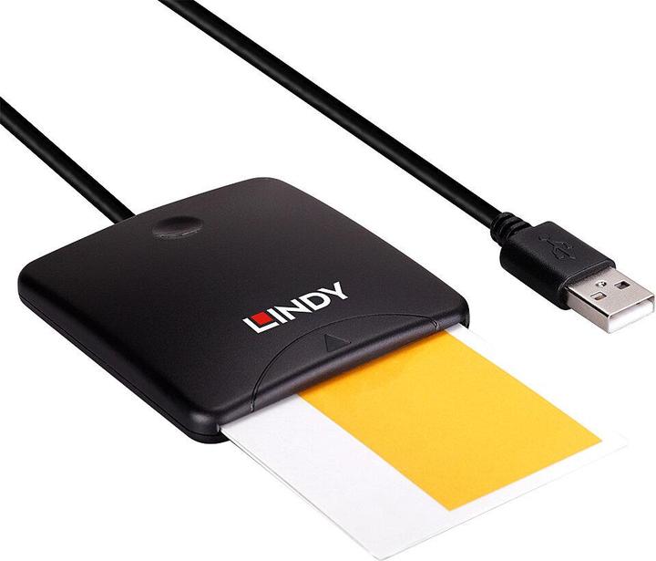 Produktbild Lindy USB 2.0 Chipkartenleser (USB, USB 2.0)