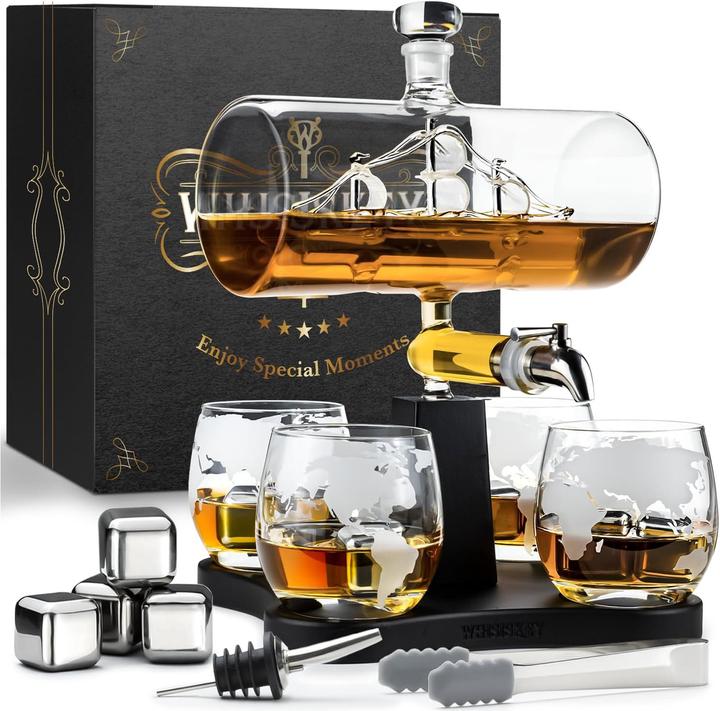 Image du produit Whisiskey Segelschiffkaraffe "The Flying Dutchman" (1 l)