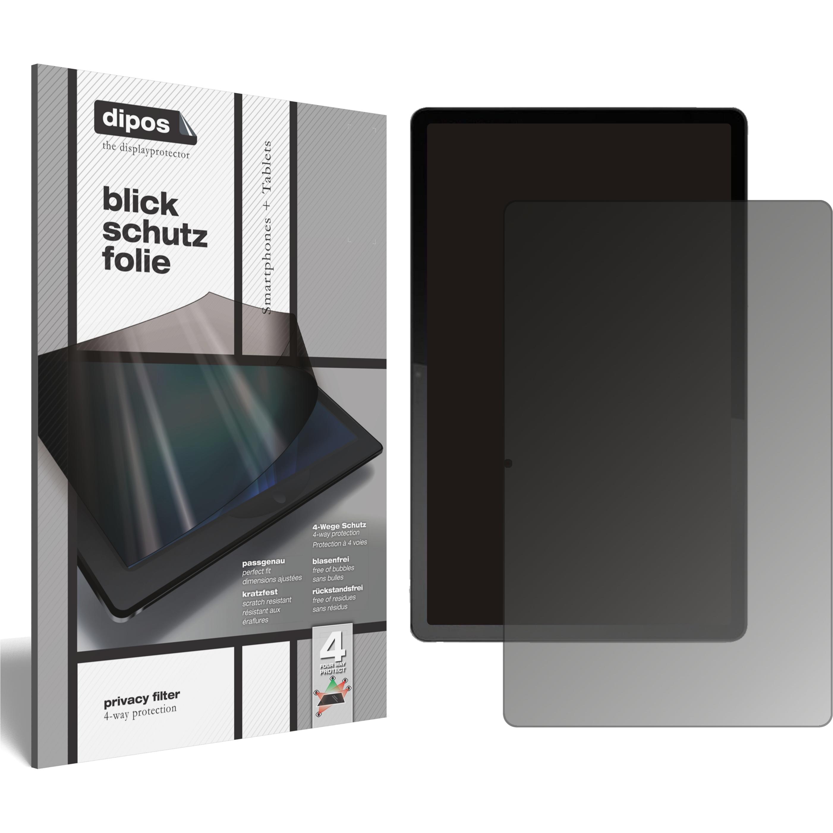 Dipos Blickschutzfolie 4-Way Privacy (1 Stück, Lenovo Tab P11 Plus), Tablet Schutzfolie