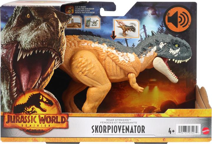 Actual product image Jurassic World Roar Strikers Scorpiovenator