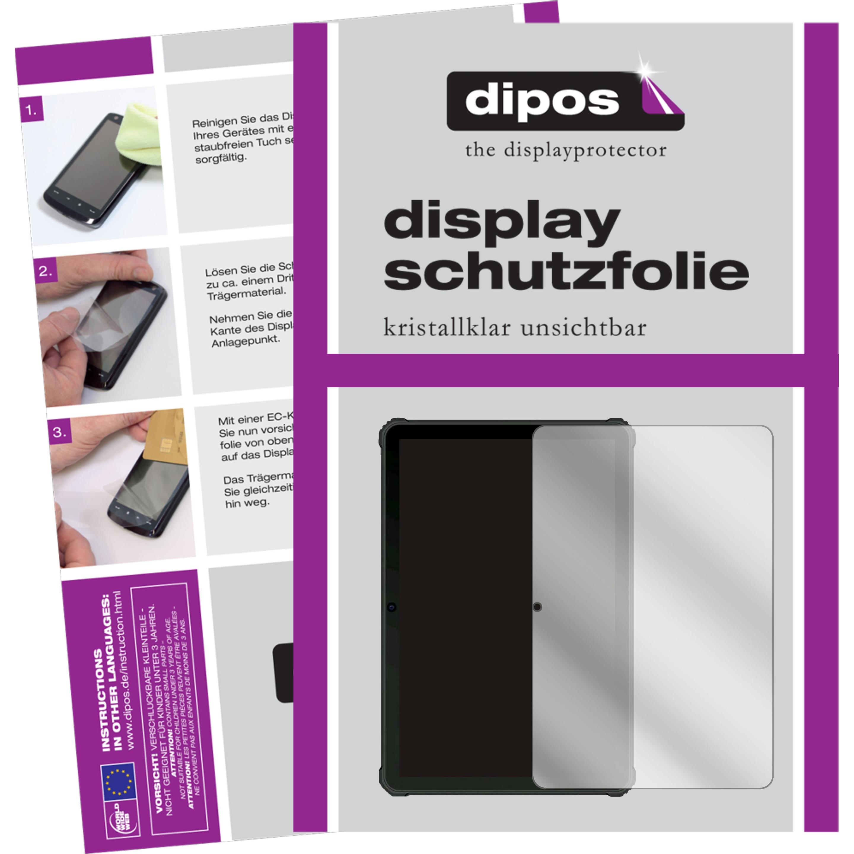 Dipos Displayschutzfolie Crystalclear (2 Stück, Oukitel RT1), Tablet Schutzfolie