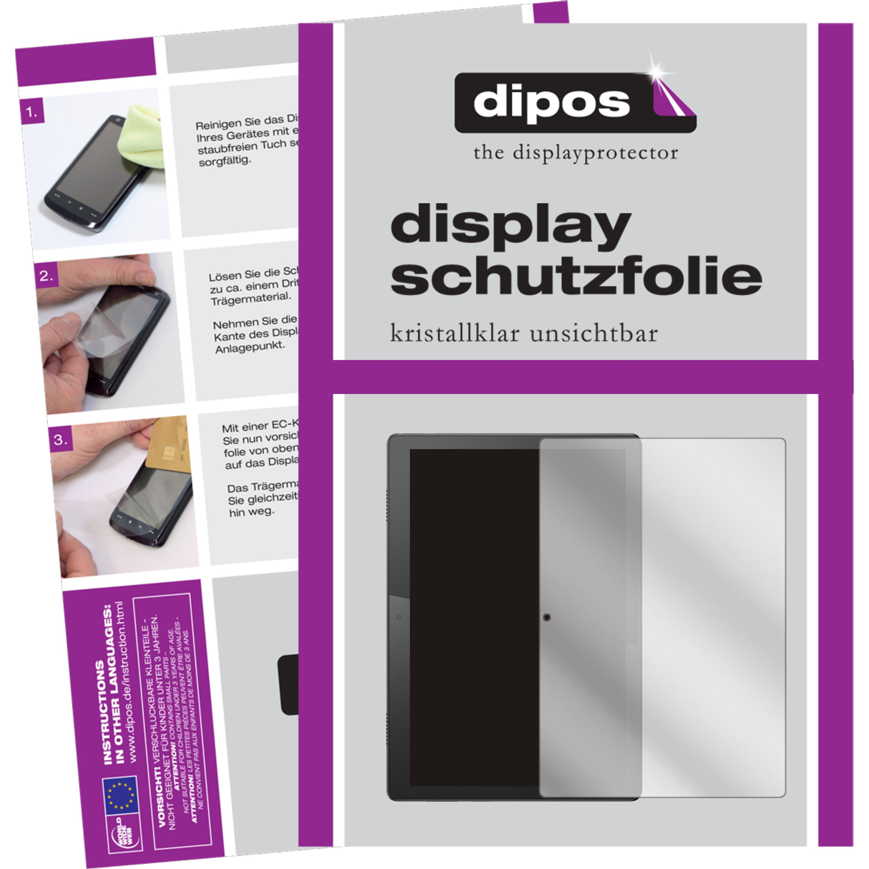 Dipos Displayschutzfolie Crystalclear (2 Stück, Lenovo Tab M10), Tablet Schutzfolie