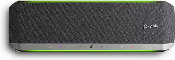 Actual product image Poly HP Vivavoce USB-A USB-C Sync 60, Telefono cellulare/PC, Nero, Argento, 30 m, 55 dB, 1,5 m, IP64