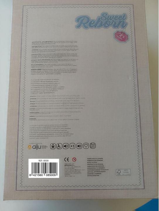 Actual product image Berjuan Reborn dolls 8500-24 50 cm