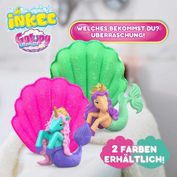 Actual product image Craze Inkee overshoot bathing balls Galupy Mermaid