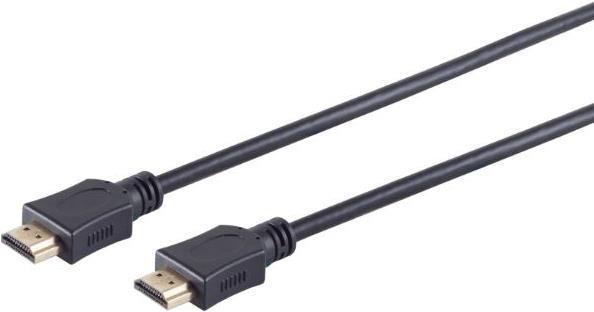 Produktbild Helos Anschlusskabel, HDMI Stecker/Stecker, 4K, 1,5m, schwarz HDMI 2.0 Stecker/Stecker HEAC, 3840 x 2160 (1.50 m)