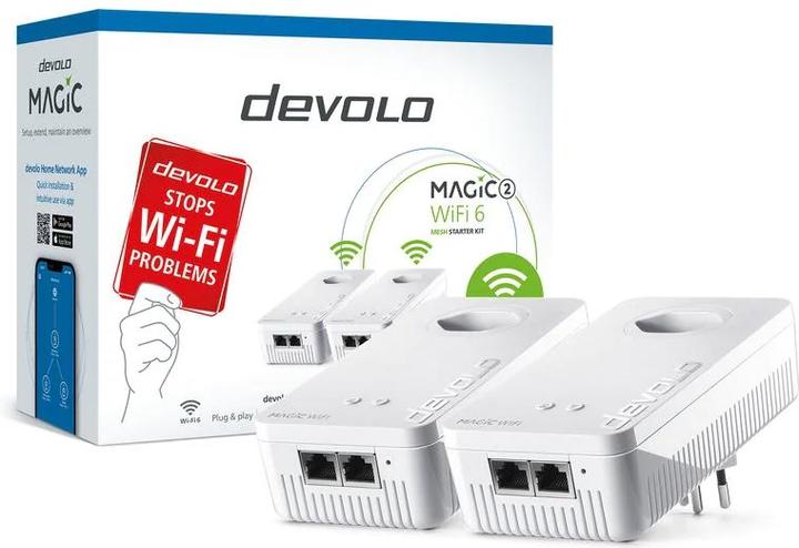 Produktbild Devolo Magic 2 WiFi 6 Mesh Starter Kit (2400 Mbit/s)