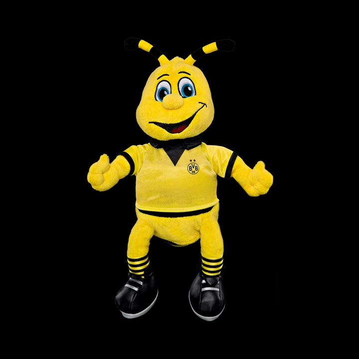 Produktbild Borussia Dortmund BVB Plüschfigur Emma mit Saugnapf 20 cm (5 cm)