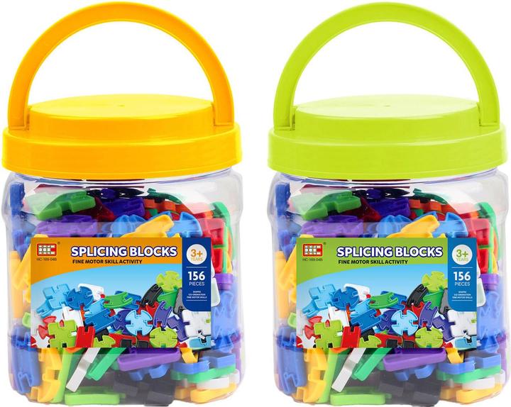 Actual product image HC Construction moulds in storage box, 156 pcs.