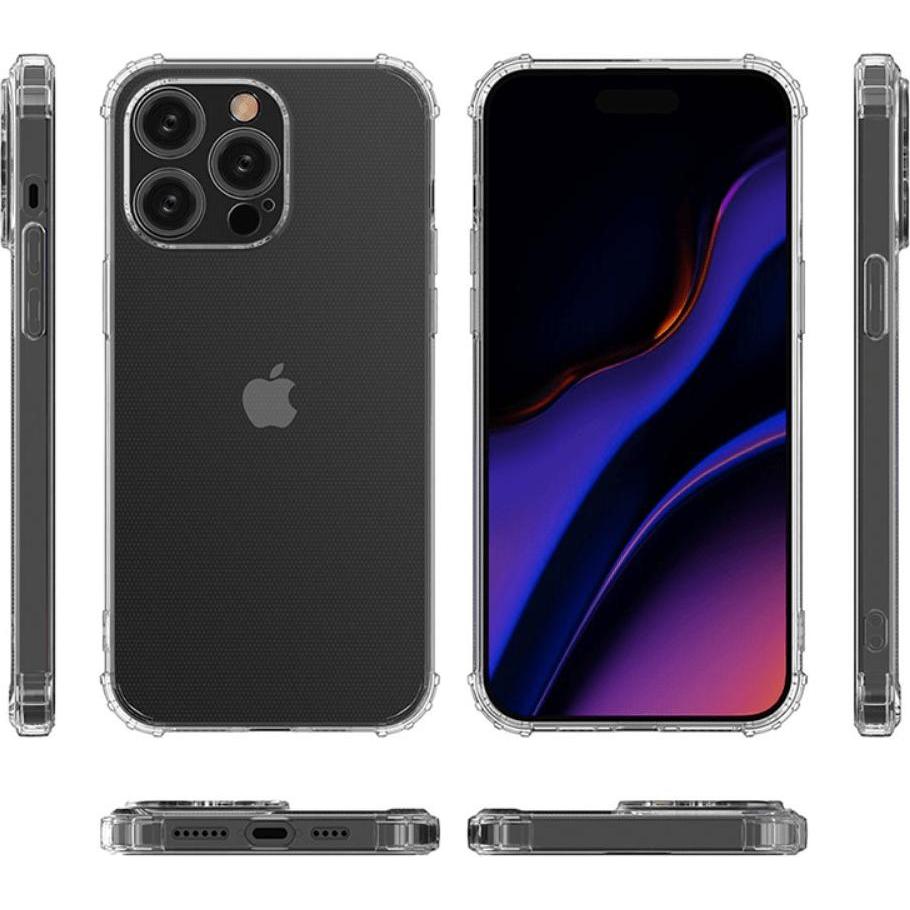 Thumbnail - Cover-Discount Drop Protection Case (Apple iPhone 15 Pro Max), Smartphone Hülle, Transparent