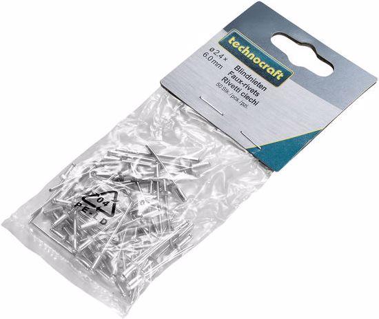 technocraft Aluminium blind rivets 4.0x6 mm