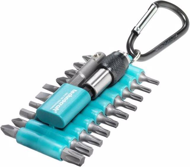 Actual product image technocraft Bits set with snap hook, 22 pcs. (2slot 4.0 / 5.5 mm)