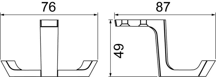 Actual product image Hermeta Coat hook