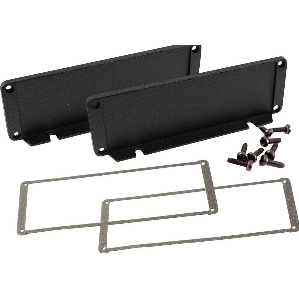 Hammond Endplatte Aluminium Schwarz L x B H 16 169 57 mm 2 St., Elektronikzubehör + Gehäuse, Schwarz