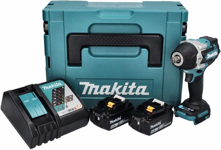 Produktbild Makita DTW 700 RGJ Akku Schlagschrauber 18 V 700 Nm 1/2" XPT Brushless + 2x Akku 6,0 Ah + Ladegerät