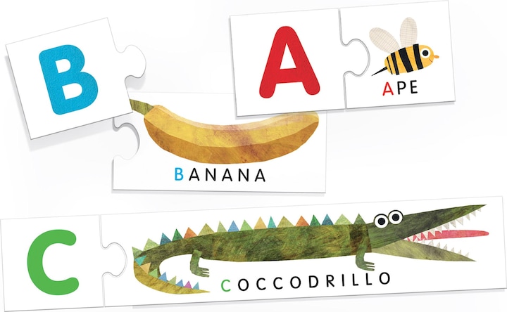 Actual product image Sombo IT Montessori Alfabeto Tattile (Italian)