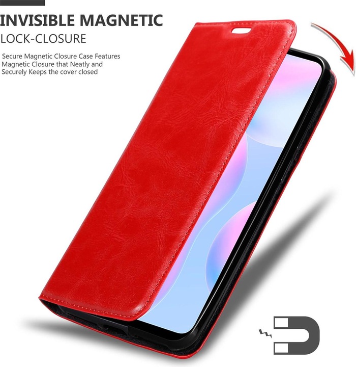 Actual product image Cadorabo Book Invisible Magnet Cover (Xiaomi Redmi 9A)