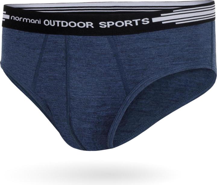 Produktbild Normani 2er Pack Herren Merino Slipper Unterhose Retroshorts - 8515 (L, 2er Pack)