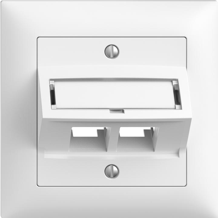 Feller EdizioDue EASYNET 2x Aufnahme für RJ45