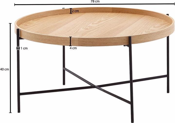 Wohnling Riley (78 x 78 x 40 cm)