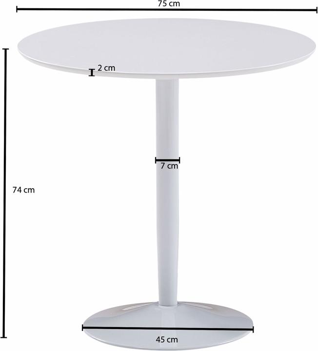 Image du produit Wohnling Table de salle à manger