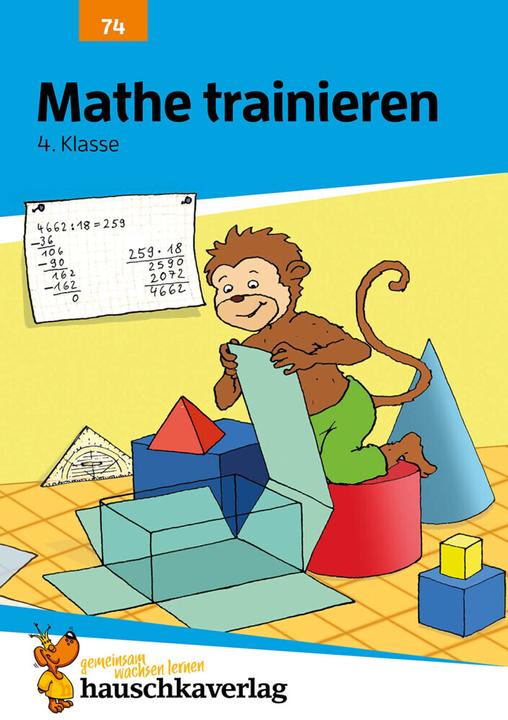 Actual product image Mathe trainieren 4. Klasse (German, Adolf Hauschka, 2021)