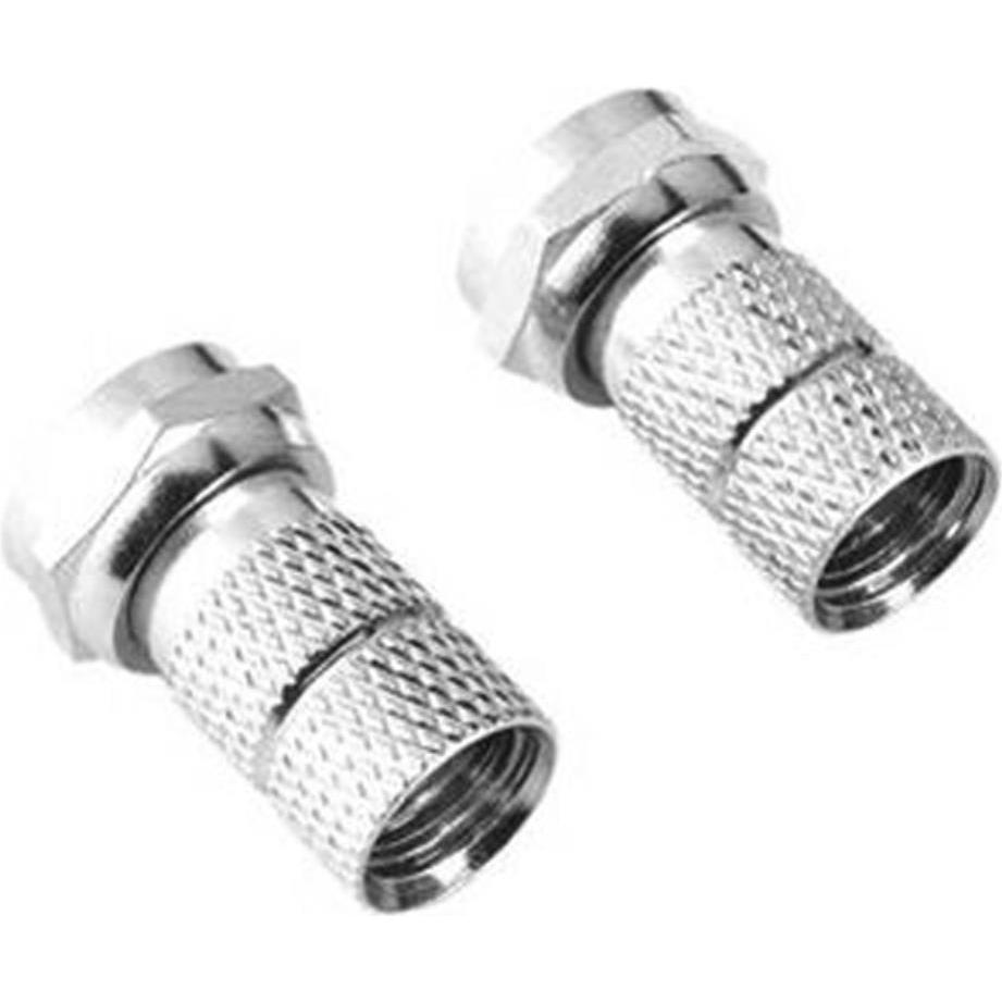 Thumbnail - Hama F-Stecker, 6,8 mm, 8 Stück, TV Zubehör
