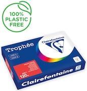 Immagine prodotto Clairefontaine Carta per fotocopie Trophee A3 120g/mq PU=250 fogli rosso corallo (120 g/m², A3)