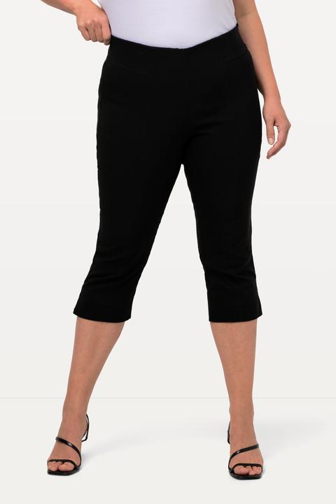 Produktbild Ulla Popken Bengalin-Capri, hochelastisch, knitterarm, Gummibund (44)