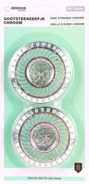 Image du produit Benson Home Grille d'évier chrome 2 pcs