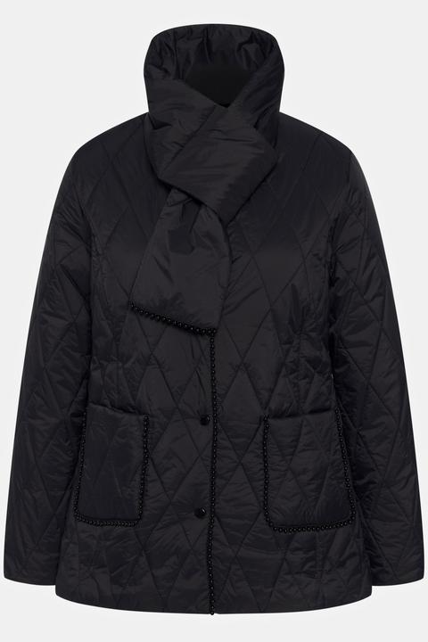 Actual product image Ulla Popken Quilted Pearl-Lined Jacket (46, 48)