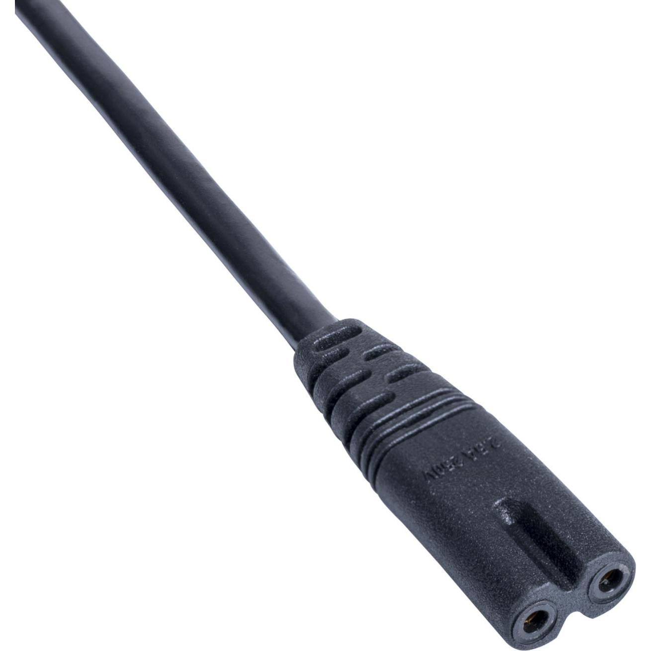 Akyga Strom Anschlusskabel (1x Kleingeräte-Buchse C7 - 1x UK-Stecker) 1.50 m Sch (1.50 m), Stromkabel