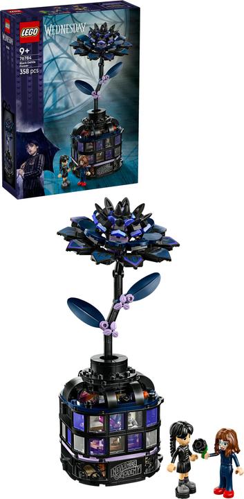 Produktbild LEGO Schwarze Dahlie (76784, LEGO Wednesday)