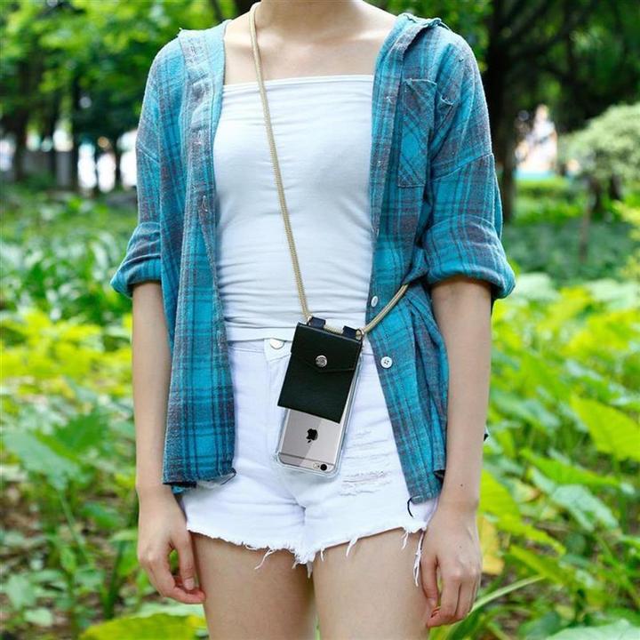 Produktbild Cadorabo TPU Handy Kette SILBER Cover