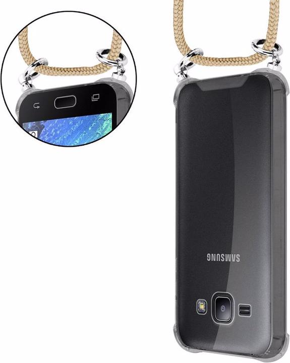 Produktbild Cadorabo TPU Handy Kette SILBER Cover