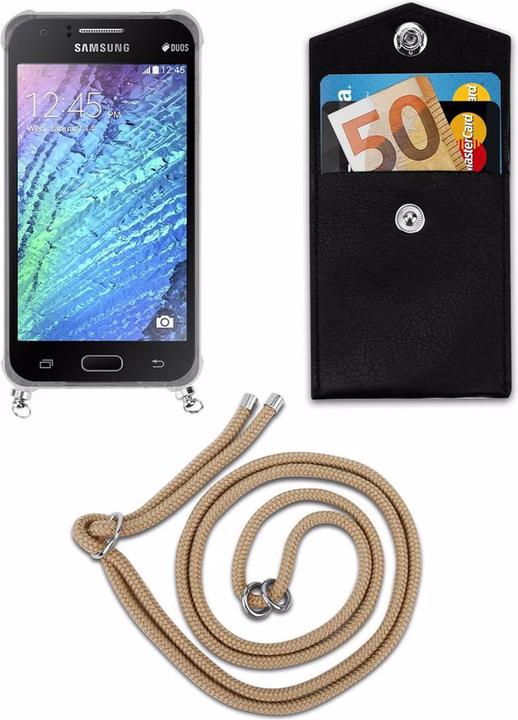 Produktbild Cadorabo TPU Handy Kette SILBER Cover