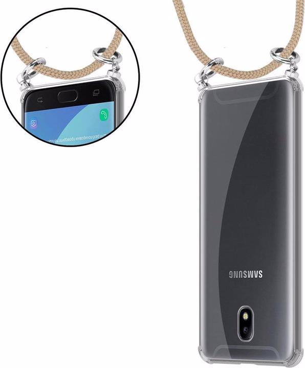Produktbild Cadorabo TPU Handy Kette SILBER Cover