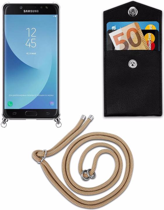Produktbild Cadorabo TPU Handy Kette SILBER Cover