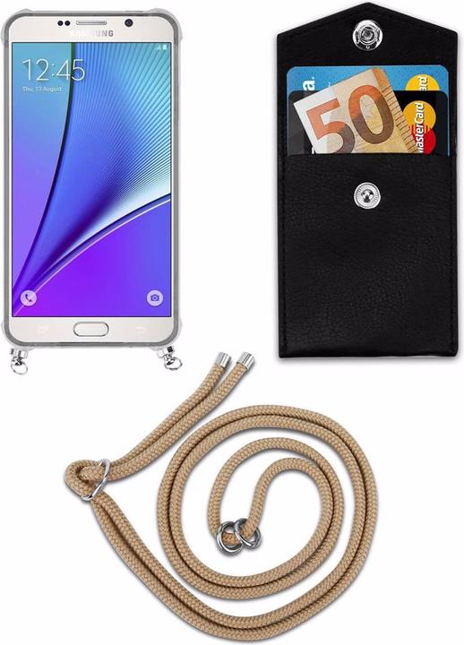 Produktbild Cadorabo TPU Handy Kette SILBER Cover