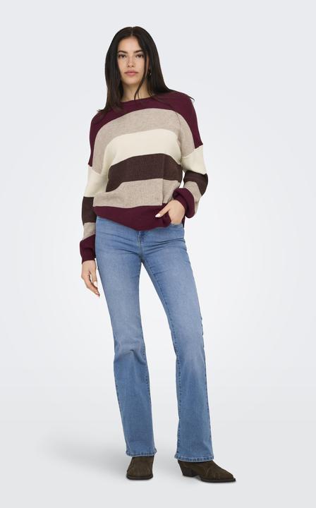 Produktbild Only Onlatia L/S Stripe Pullover Knt Noos (S)